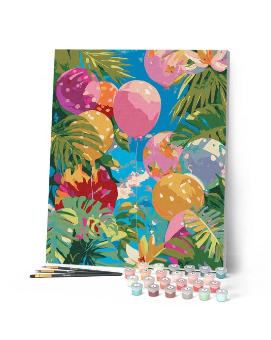 Ζωγραφική με αριθμούς Jungle Balloons 40x50cm