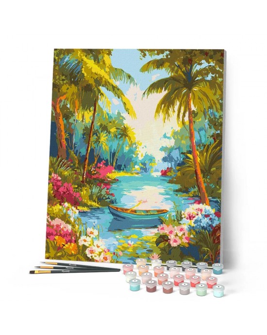 Ζωγραφική με αριθμούς River Paradise 40x50cm