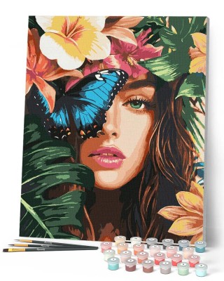 Ζωγραφική με αριθμούς Tropical Beauty 40x50cm