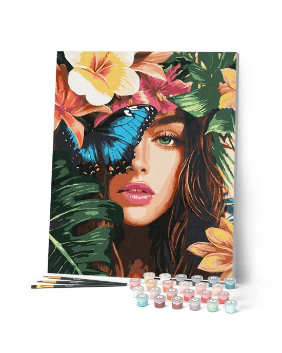 Ζωγραφική με αριθμούς Tropical Beauty 40x50cm