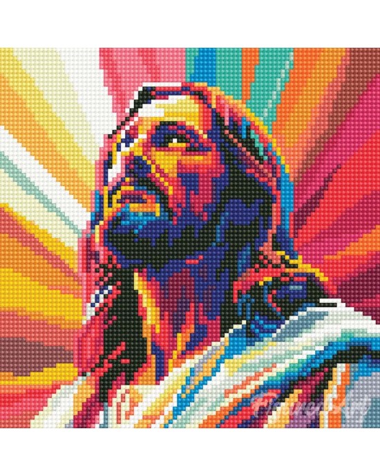 Διαμάντια Radiant Jesus 25x25cm