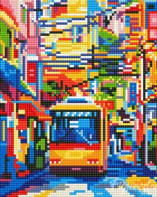 Διαμάντια Tokyo City Bus 25x25cm
