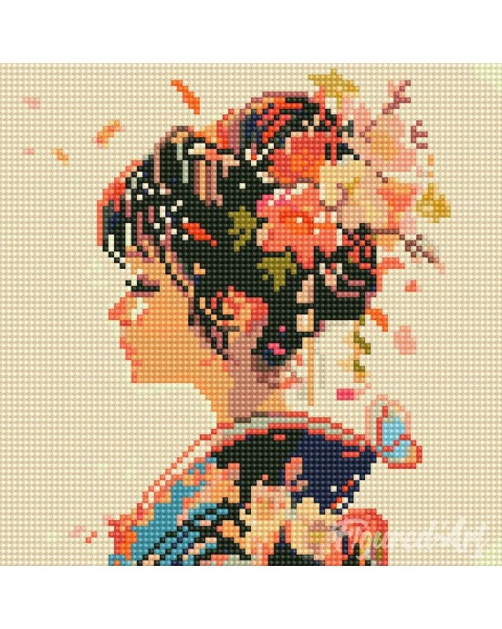 Διαμάντια Japanese Love 25x25cm