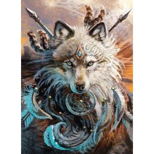 Διαμάντια Wolf Fighter 40x50cm