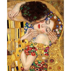 Ζωγραφική με αριθμούς The Kiss - Reimagined 40x50cm