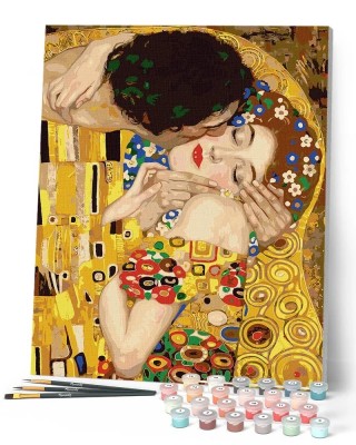Ζωγραφική με αριθμούς The Kiss - Reimagined 40x50cm