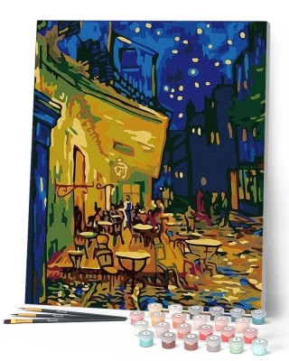 Ζωγραφική με αριθμούς Van Gogh Cafe Terrace at Night 40x50cm
