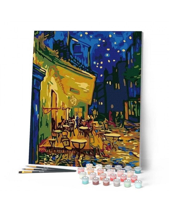 Ζωγραφική με αριθμούς Van Gogh Cafe Terrace at Night 40x50cm