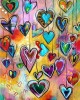 Διαμάντια Hearts 40x50cm