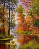 Διαμάντια Lake in Autumn 40x50cm