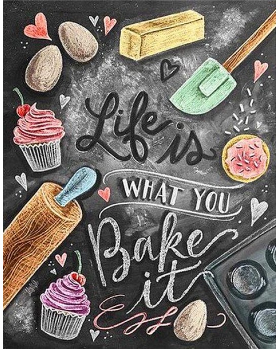 Διαμάντια Bake it 40x50cm