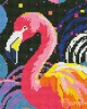 Διαμάντια Flamingo Rose Abstract Pop Art 25x25cm