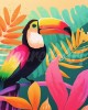 Διαμάντια Tropical Toucan 25x25cm