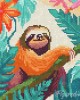 Διαμάντια Tropical Sloth 25x25cm