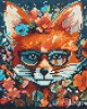 Διαμάντια Fantasy Fox and Flowers 25x25cm