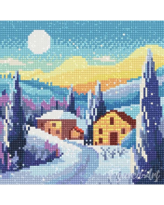 Διαμάντια Tuscan Winter Night 25x25cm