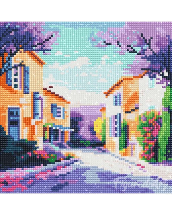 Διαμάντια Spring in Provence 25x25cm
