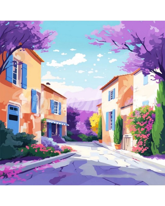 Διαμάντια Spring in Provence 25x25cm