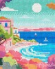 Διαμάντια Colourful French Riviera 25x25cm