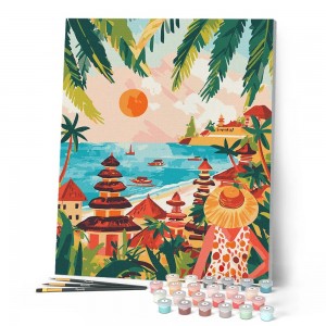 Ζωγραφική με αριθμούς Bali Sunset 40x50cm