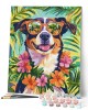 Ζωγραφική με αριθμούς Holiday Dog 40x50cm