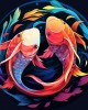 Διαμάντια Colorful Koi Carps 25x25cm