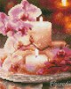 Διαμάντια Orchids and Candles 25x25cm