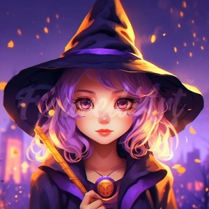 Διαμάντια Charming Little Witch 25x25cm