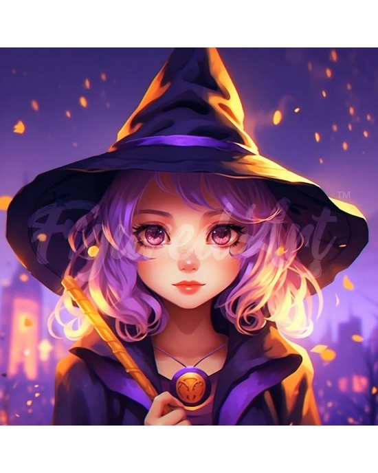 Διαμάντια Charming Little Witch 25x25cm