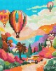Διαμάντια Balloons Over the Valley 25x25cm