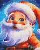 Διαμάντια Smiling Santa 25x25cm