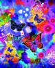 2000 κομμάτια COLORFUL FLOWERS AND BUTTERFLIES