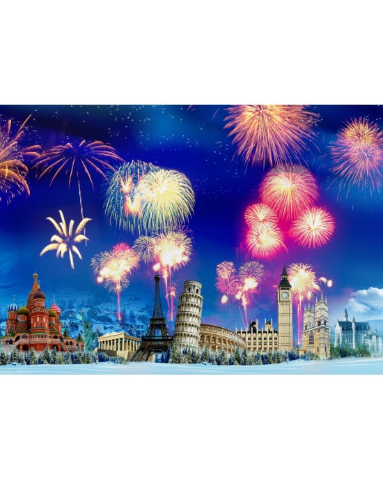1500 κομμάτια NEW YEAR'S EVE AROUND THE WORLD