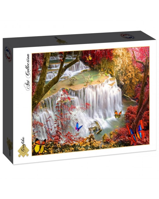 2000 κομμάτια DEEP FOREST WATERFALL