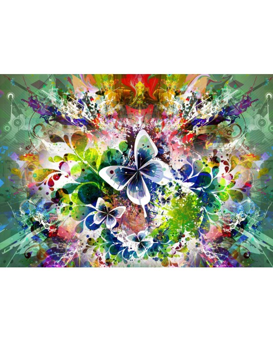 1500 κομμάτια SPRING FLOWERS AND BUTTERFLIES