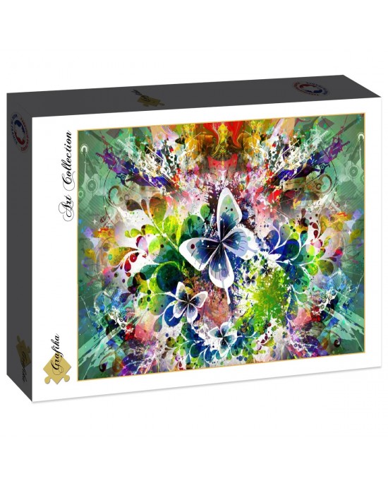 1500 κομμάτια SPRING FLOWERS AND BUTTERFLIES