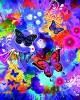 1500 κομμάτια COLORFUL FLOWERS AND BUTTERFLIES