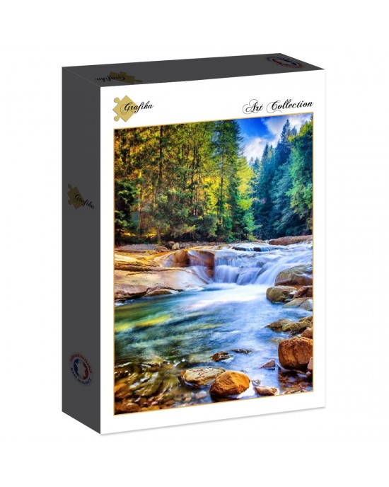 2000 κομμάτια BEAUTIFUL WATERFALL IN THE FOREST 