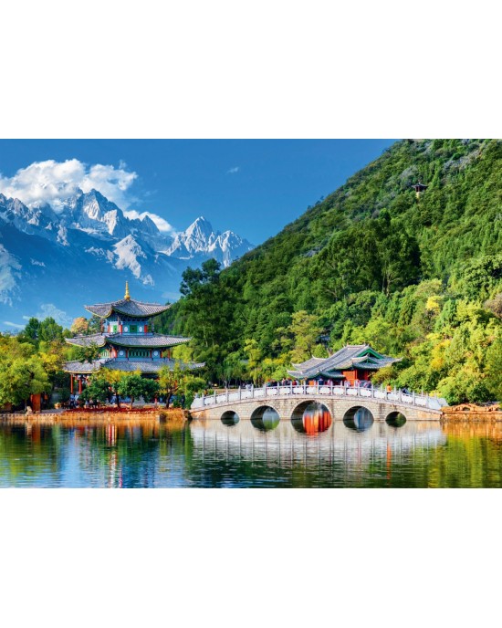 1000 κομμάτια JADE DRAGON SNOW MOUNTAIN