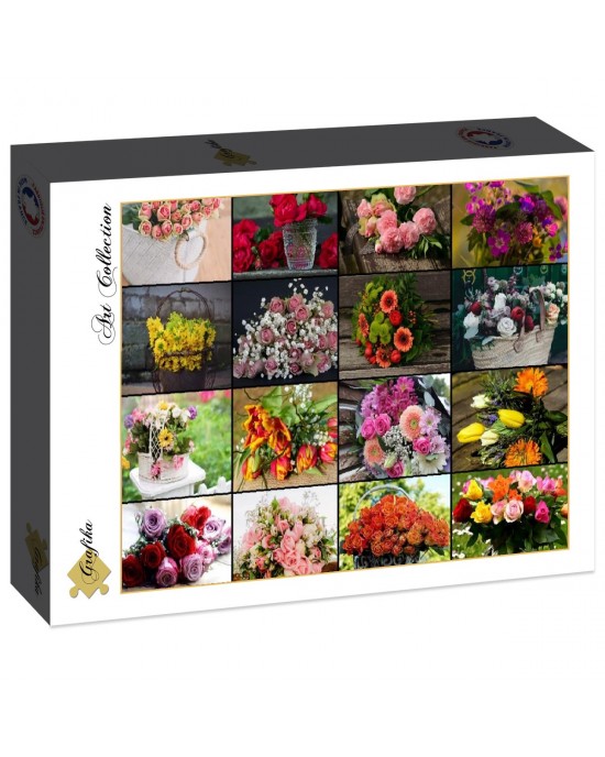 1500 κομμάτια COLLAGE - FLOWERS