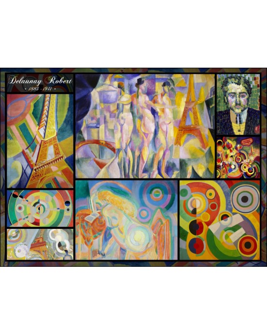 2000 κομμάτια ROBERT DELAUNAY - COLLAGE