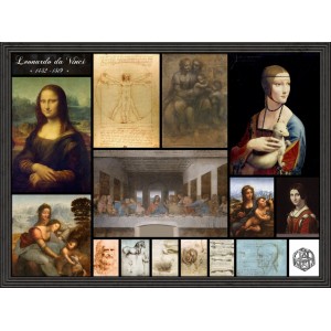 2000 κομμάτια LEONARDO DA VINCI - COLLAGE