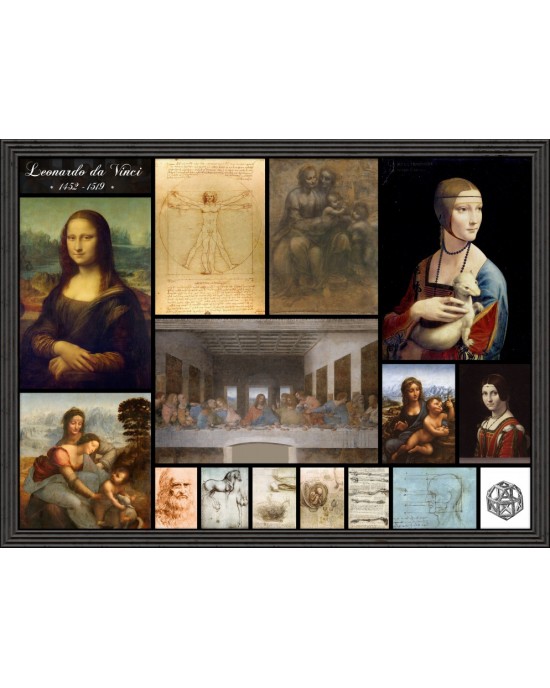 2000 κομμάτια LEONARDO DA VINCI - COLLAGE