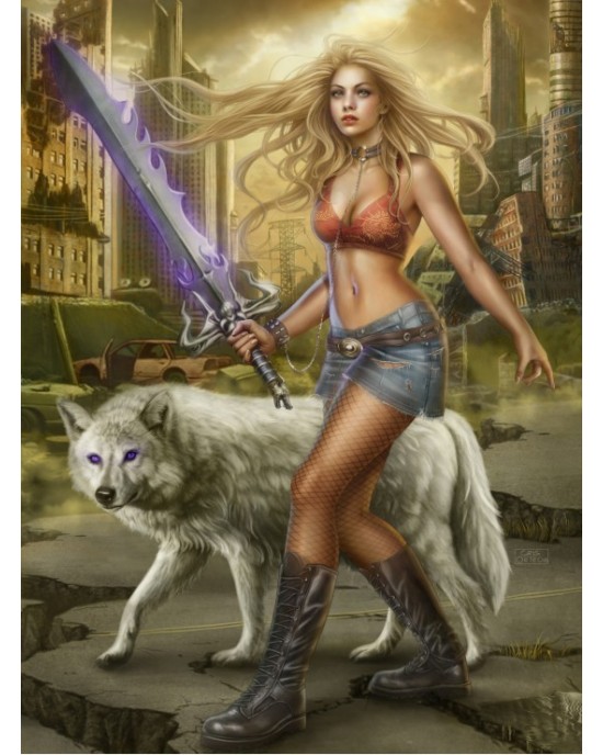 2000 κομμάτια THE WOLF'S SWORD