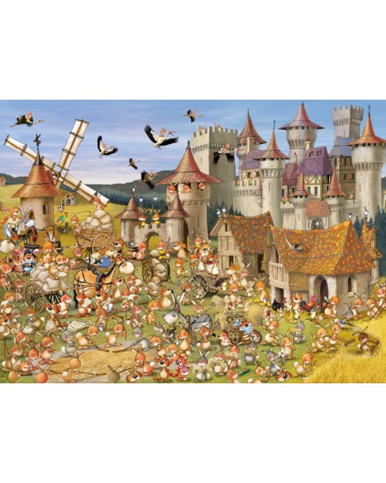 2000 κομμάτια THE CASTLE OF THE RABBITS