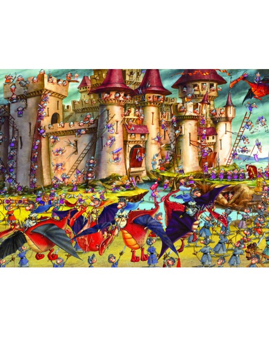 2000 κομμάτια SIEGE OF THE FORTIFIED CASTLE