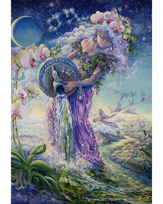 1000 κομμάτια ZODIAC SIGNS - AQUARIUS