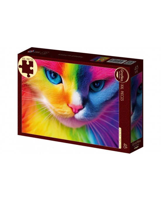 48 μεγάλα κομμάτια COLORFUL CAT
