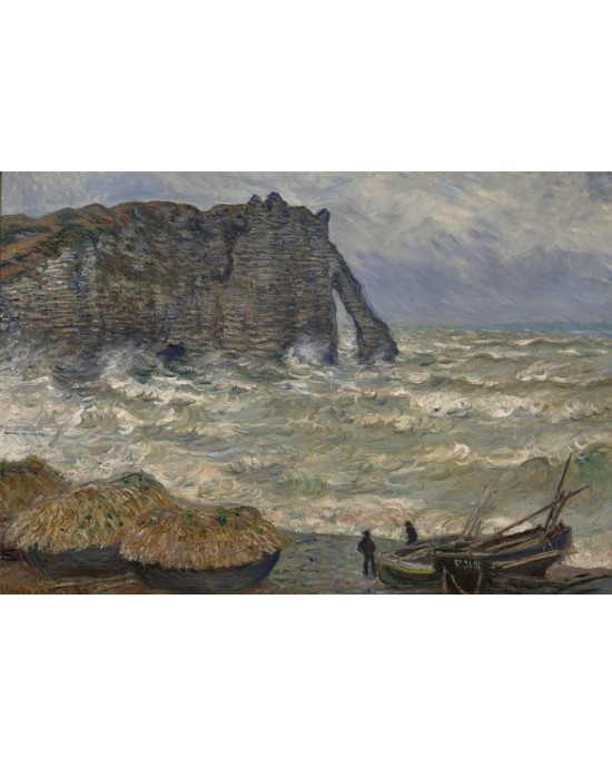1000 κομμάτια ROUGH SEA AT ETRETAT, 1883
