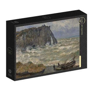 1000 κομμάτια ROUGH SEA AT ETRETAT, 1883